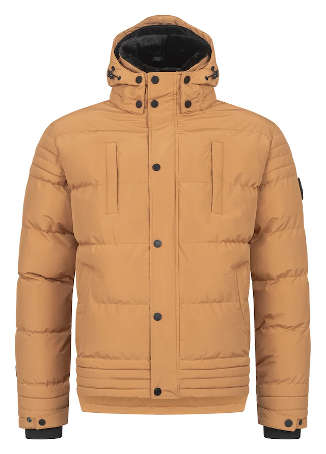 Alessandro Salvarini Winterjacke »ASFabiano« mit warmem Teddyfell und abnehmbarer Kapuze
