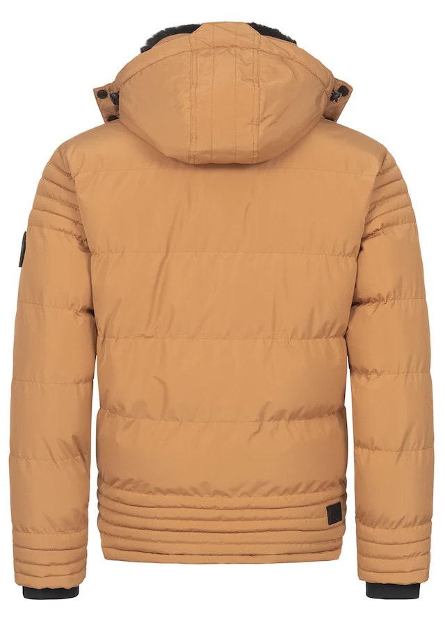 Alessandro Salvarini Winterjacke »ASFabiano« mit warmem Teddyfell und abnehmbarer Kapuze