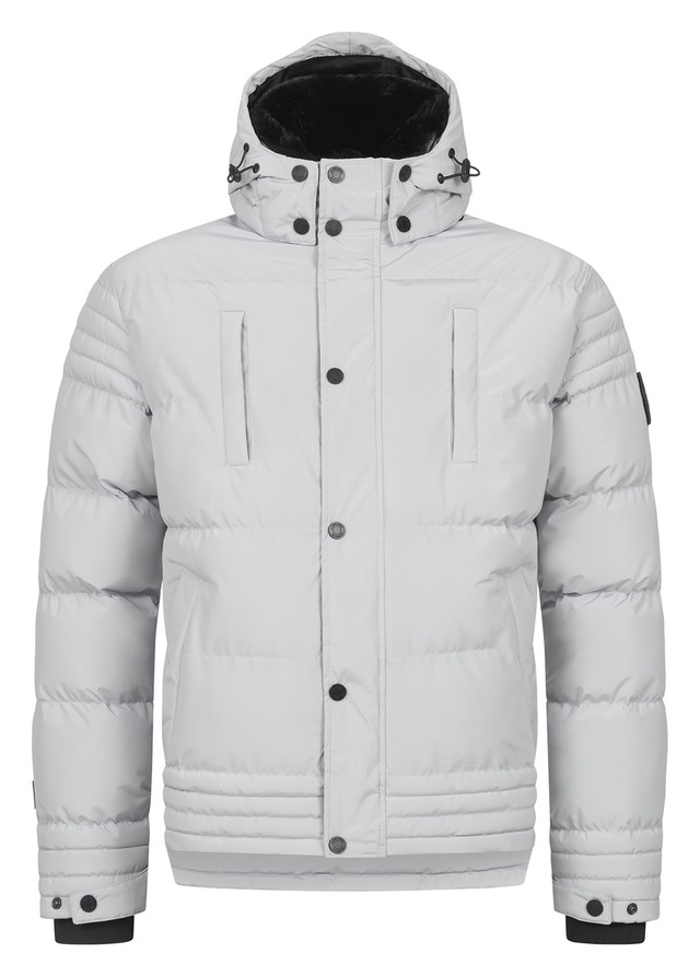 Alessandro Salvarini Winterjacke »ASFabiano« mit warmem Teddyfell und abnehmbarer Kapuze