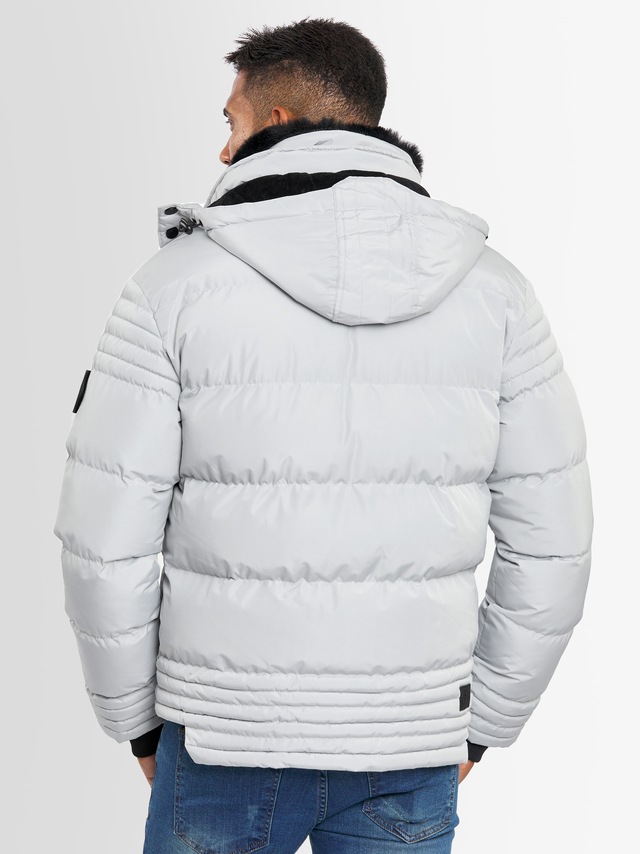 Alessandro Salvarini Winterjacke »ASFabiano« mit warmem Teddyfell und abnehmbarer Kapuze