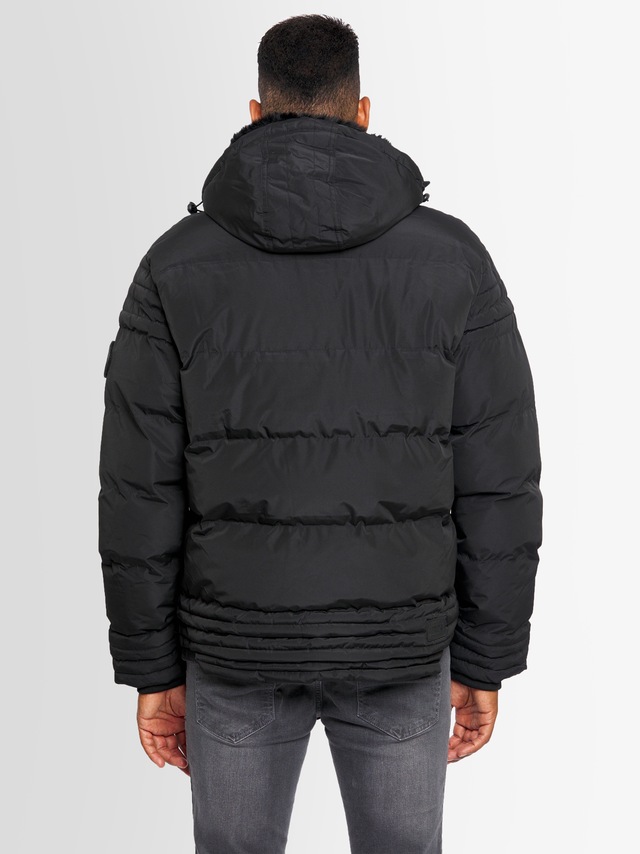 Alessandro Salvarini Winterjacke »ASFabiano« mit warmem Teddyfell und abnehmbarer Kapuze