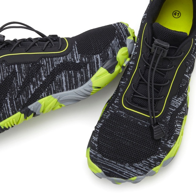 John Devin Sneaker »Freizeitschuh, Halbschuh, Turnschuh, Barfußschuh« mit elastischen Bändern für schnelles Reinschlüpfen, Unisex VEGAN
