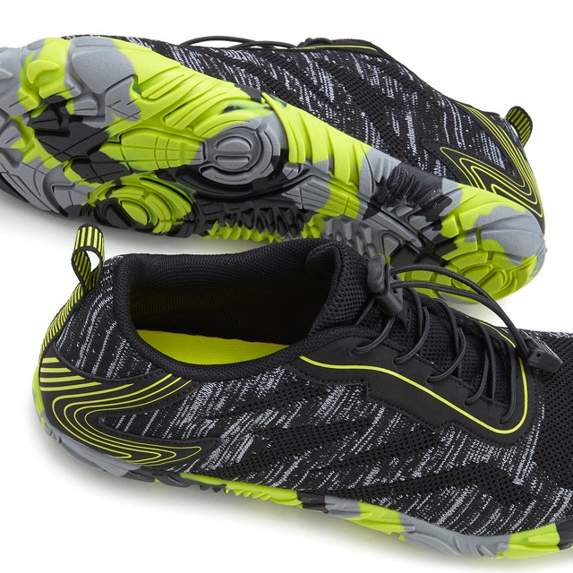 John Devin Sneaker »Freizeitschuh, Halbschuh, Turnschuh, Barfußschuh« mit elastischen Bändern für schnelles Reinschlüpfen, Unisex VEGAN