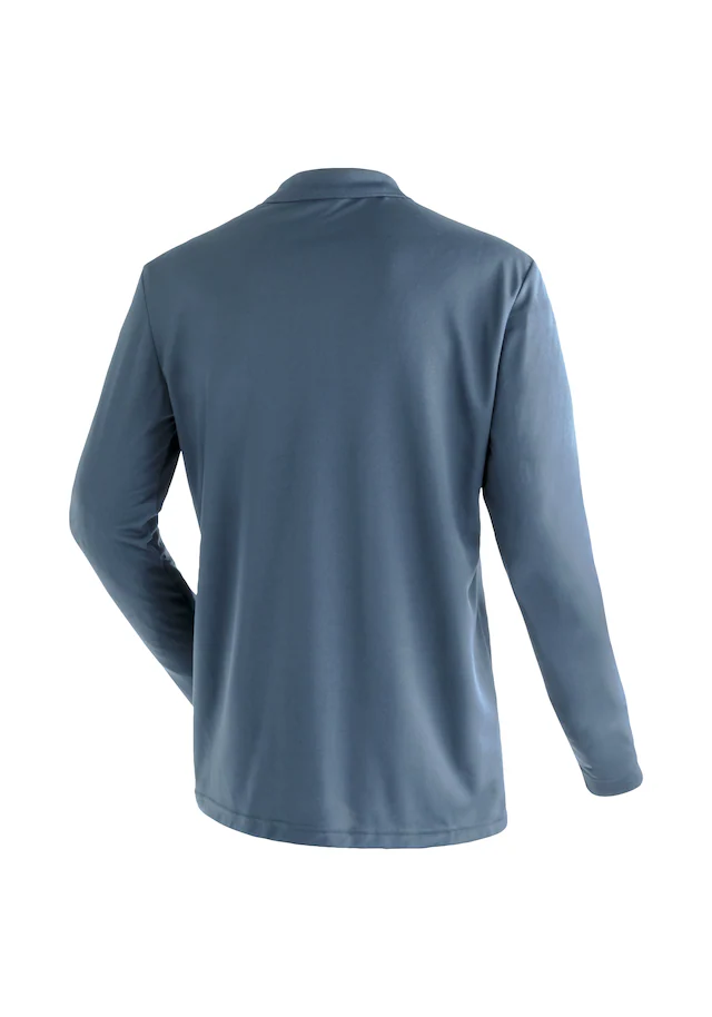 Maier Sports Langarm-Poloshirt »Ulrich L/S« Herren Polo langarm, leichtes Funktionsshirt, Langarmshirt, Reg. Fit