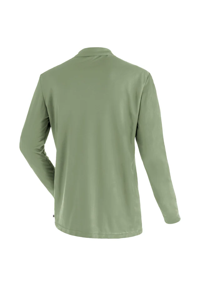 Maier Sports Langarm-Poloshirt »Ulrich L/S« Herren Polo langarm, leichtes Funktionsshirt, Langarmshirt, Reg. Fit