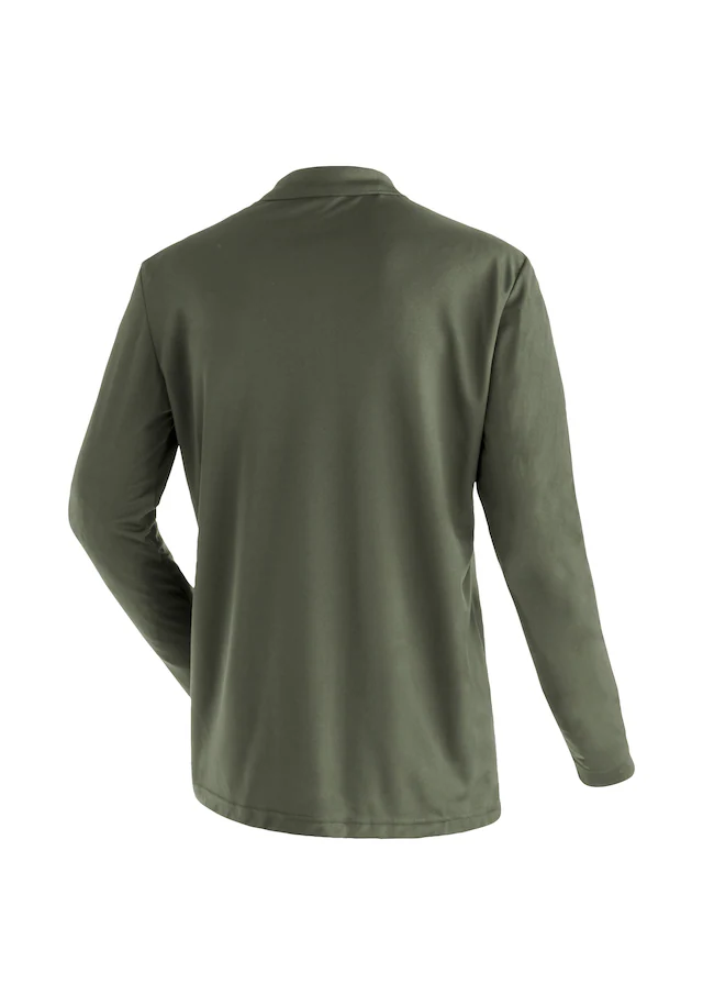 Maier Sports Langarm-Poloshirt »Ulrich L/S« Herren Polo langarm, leichtes Funktionsshirt, Langarmshirt, Reg. Fit