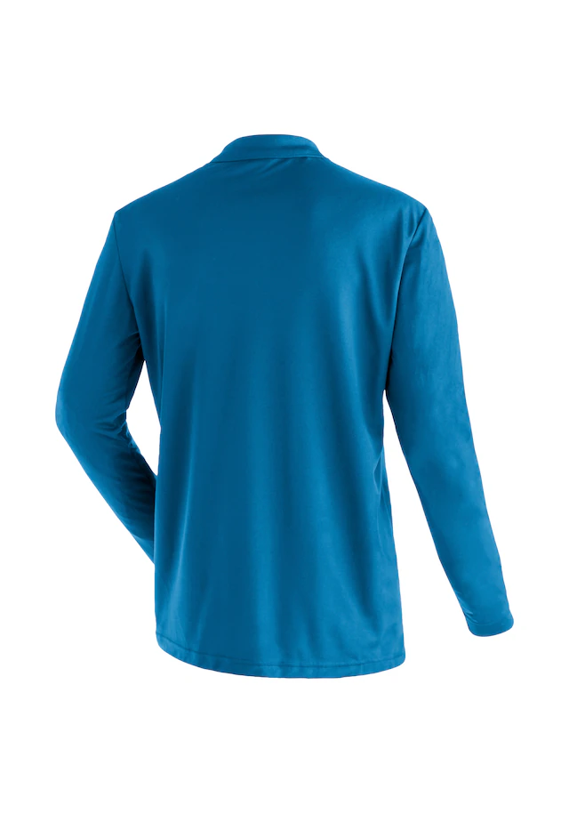 Maier Sports Langarm-Poloshirt »Ulrich L/S« Herren Polo langarm, leichtes Funktionsshirt, Langarmshirt, Reg. Fit