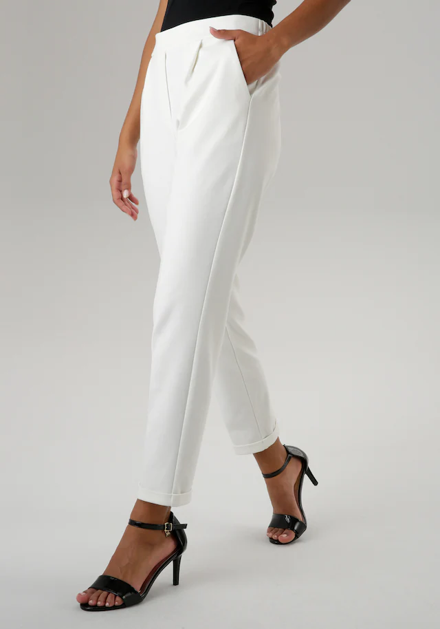 Aniston SELECTED Schlupfhose mit Bundfalten