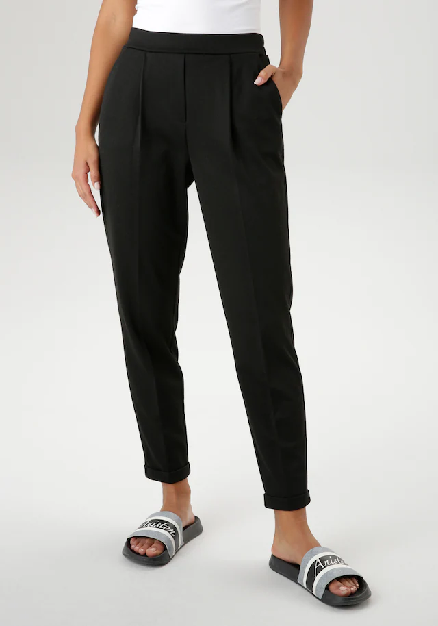 Aniston SELECTED Schlupfhose mit Bundfalten