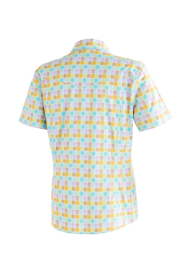 Maier Sports Funktionsbluse »Kendra S/S W« Damen Bluse, leichte Kurzarmbluse, Blusen-Shirt, Karobluse, Reg Fit