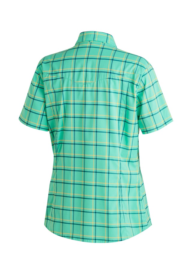 Maier Sports Funktionsbluse »Kendra S/S W« Damen Bluse, leichte Kurzarmbluse, Blusen-Shirt, Karobluse, Reg Fit