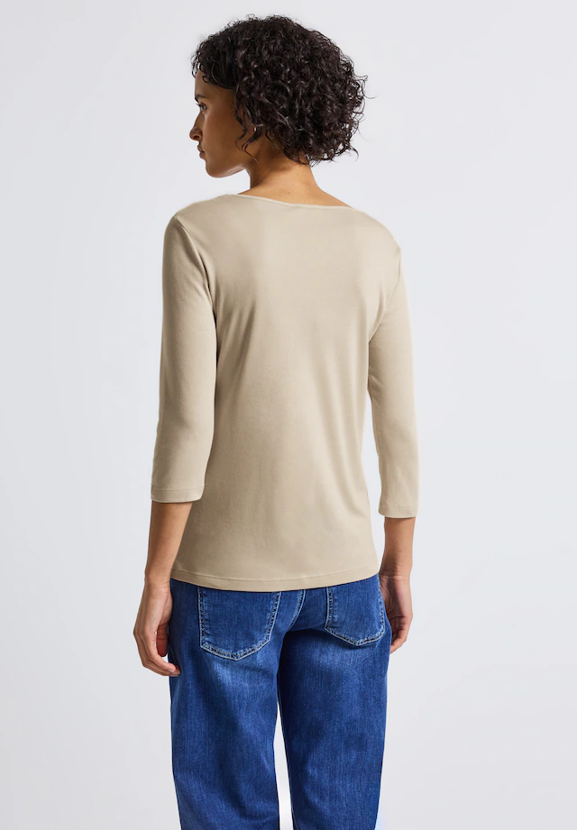 STREET ONE 3/4-Arm-Shirt mit Rundhalsausschnitt