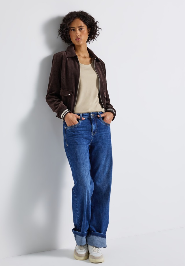 STREET ONE 3/4-Arm-Shirt »Style Pania« im Basic-Style, mit Rundhals