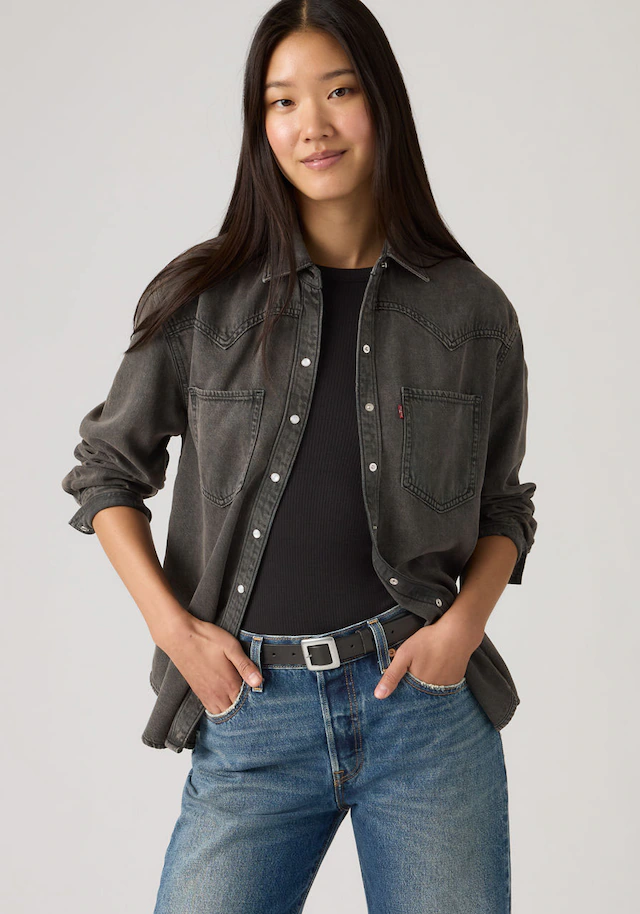 Levi's® Jeansbluse »TEODORA WESTERN SHIRT« mit Druckknöpfen