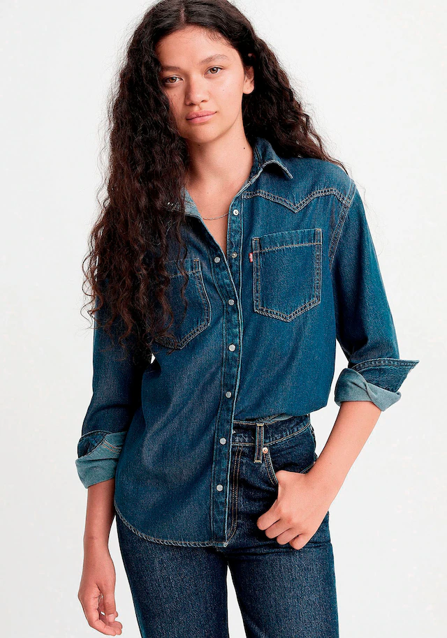 Levi's® Jeansbluse »TEODORA WESTERN SHIRT« mit Druckknöpfen