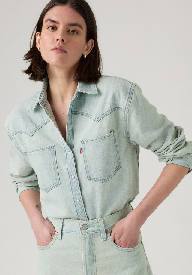 Levi's® Jeansbluse »TEODORA WESTERN SHIRT« mit Druckknöpfen