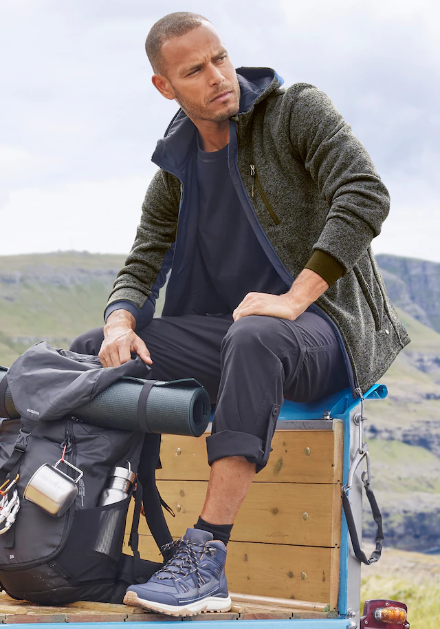 John Devin Trekkinghose Wanderhose mit Zipp- Off Beinen