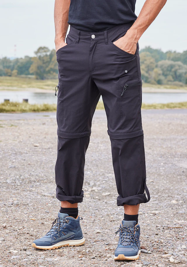 John Devin Trekkinghose Wanderhose mit Zipp- Off Beinen