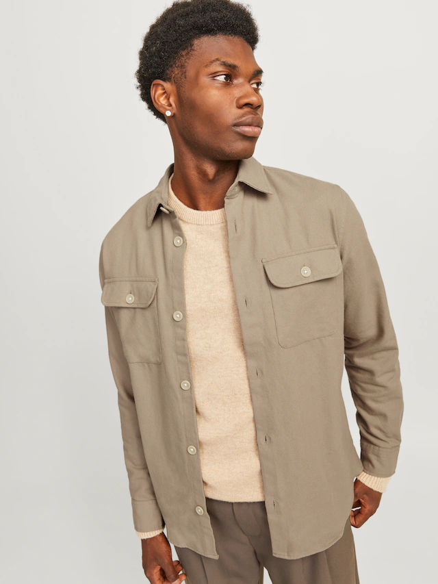 Jack & Jones Langarmhemd »JJEDARREN OVERSHIRT LS NOOS«
