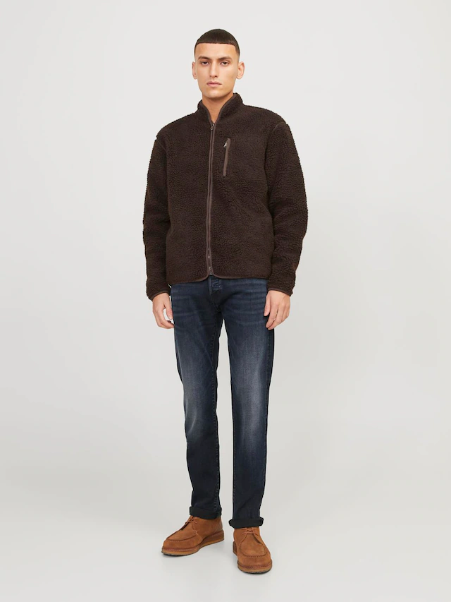 Jack & Jones Slim-fit-Jeans »JJIGLENN – Jeans mit Stretch, niedriger Leibhöhe und Taschen« Baumwollmischung, slim fit