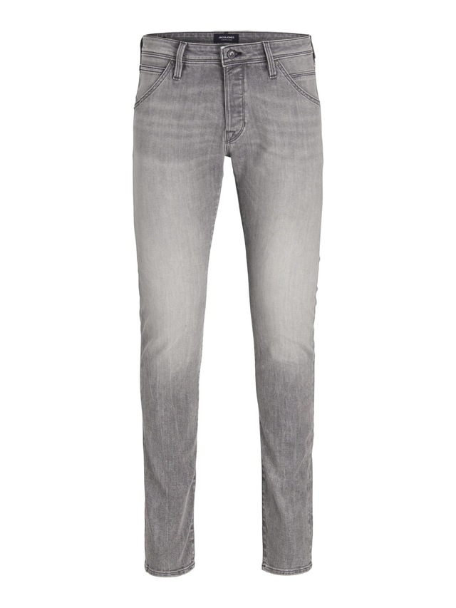 Jack & Jones Slim-fit-Jeans »JJIGLENN – Jeans mit Stretch, niedriger Leibhöhe und Taschen« Baumwollmischung, slim fit