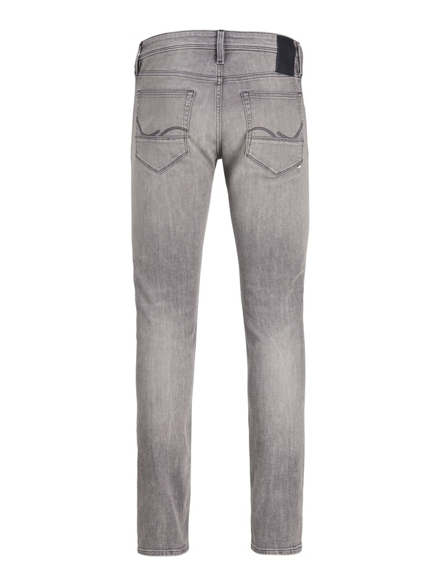 Jack & Jones Slim-fit-Jeans »JJIGLENN – Jeans mit Stretch, niedriger Leibhöhe und Taschen« Baumwollmischung, slim fit