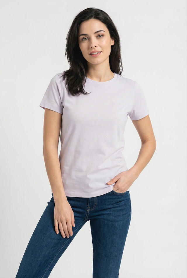BOSS ORANGE T-Shirt »Esogo Premium Damenmode« mit Logo