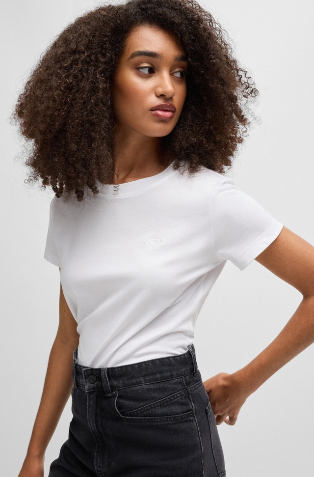 BOSS ORANGE T-Shirt »Esogo Premium Damenmode« mit Logo