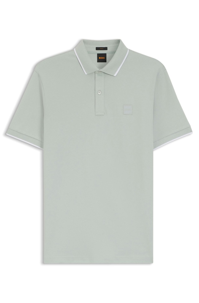 BOSS ORANGE Poloshirt »Passertip« mit BOSS Logo-Badge