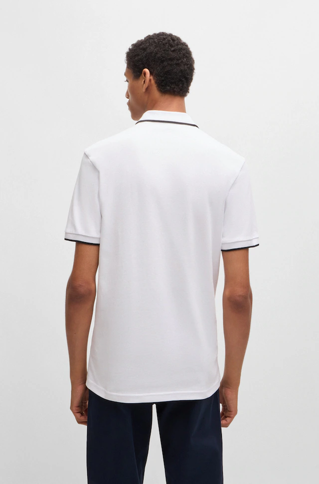 BOSS ORANGE Poloshirt »Passertip« mit BOSS Logo-Badge