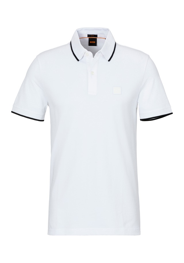 BOSS ORANGE Poloshirt »Passertip« mit BOSS Logo-Badge