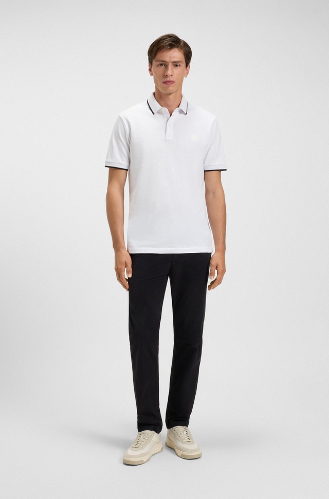 BOSS ORANGE Poloshirt »Passertip« mit BOSS Logo-Badge