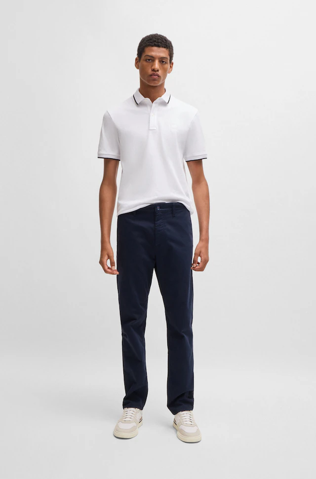 BOSS ORANGE Poloshirt »Passertip« mit BOSS Logo-Badge