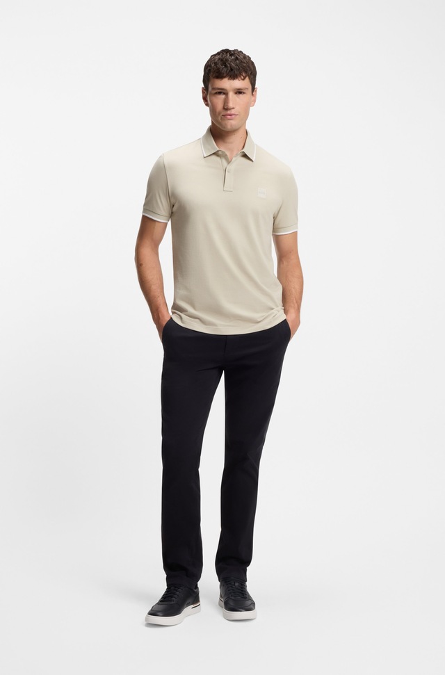 BOSS ORANGE Poloshirt »Passertip« mit BOSS Logo-Badge