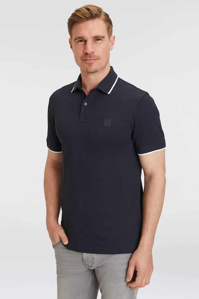 BOSS ORANGE Poloshirt »Passertip« mit BOSS Logo-Badge
