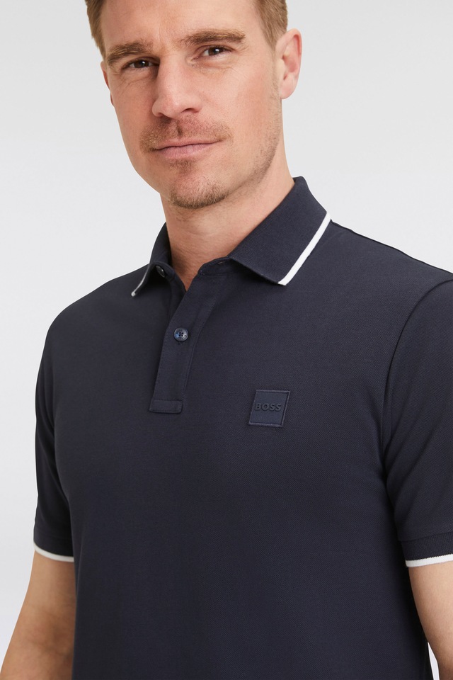 BOSS ORANGE Poloshirt »Passertip« mit BOSS Logo-Badge