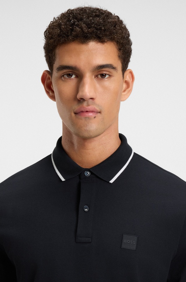 BOSS ORANGE Poloshirt »Passertip« mit BOSS Logo-Badge