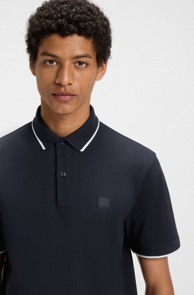 BOSS ORANGE Poloshirt »Passertip« mit BOSS Logo-Badge