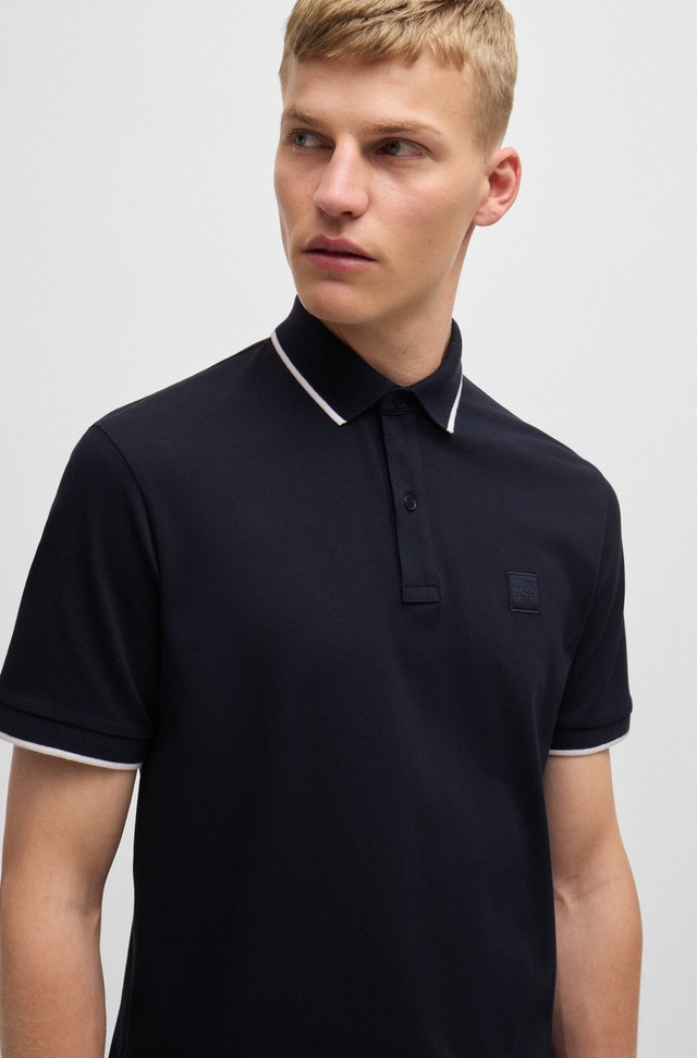 BOSS ORANGE Poloshirt »Passertip« mit BOSS Logo-Badge