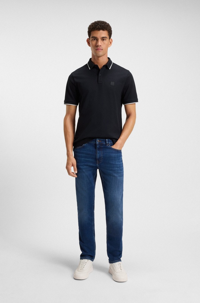 BOSS ORANGE Poloshirt »Passertip« mit BOSS Logo-Badge