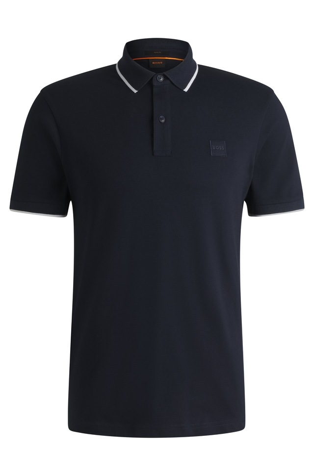 BOSS ORANGE Poloshirt »Passertip« mit BOSS Logo-Badge