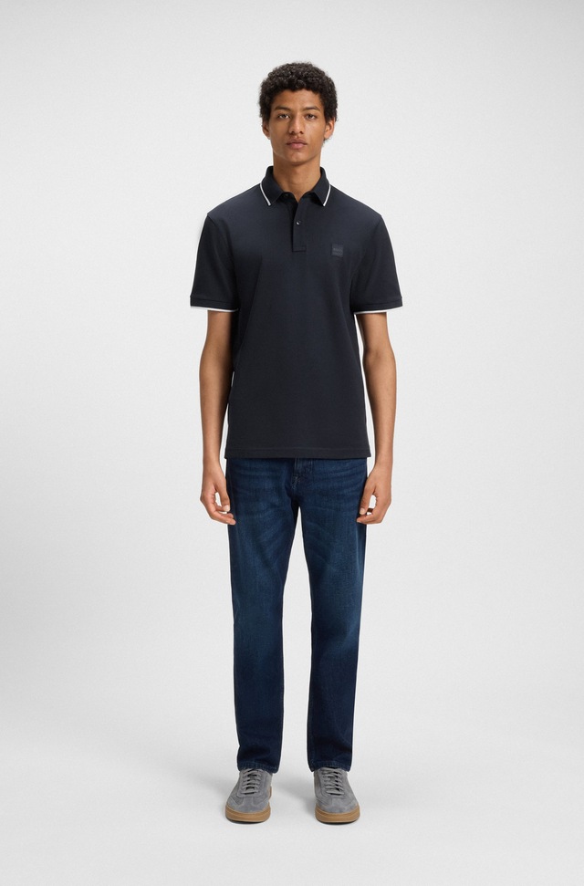 BOSS ORANGE Poloshirt »Passertip« mit BOSS Logo-Badge