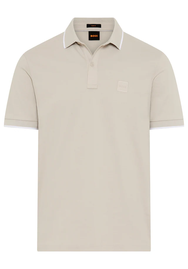 BOSS ORANGE Poloshirt »Passertip« mit BOSS Logo-Badge