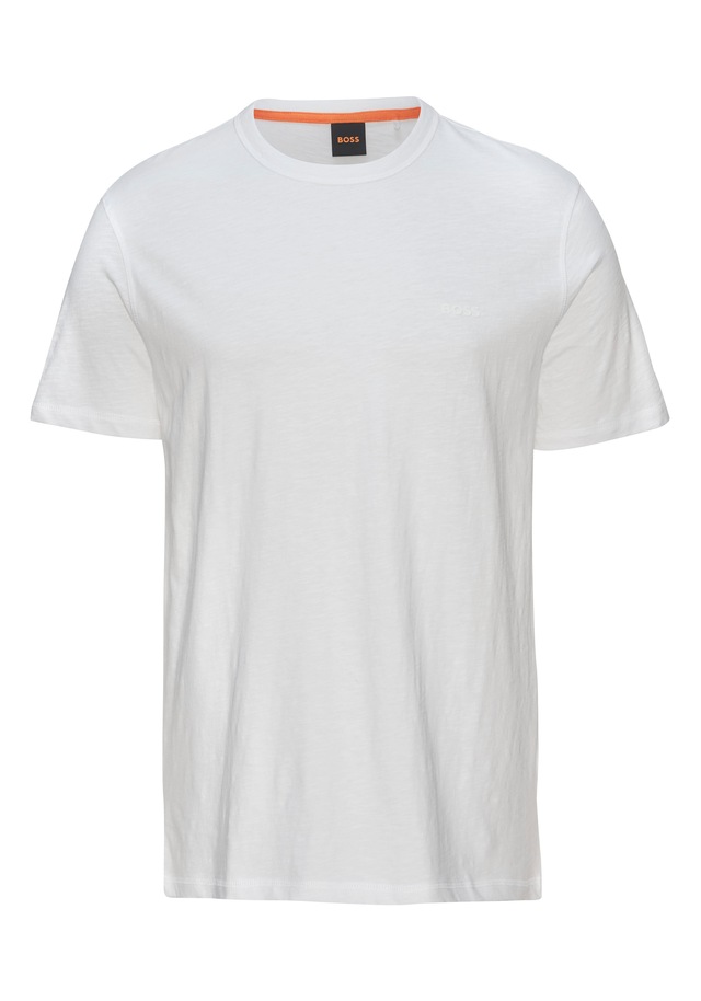 BOSS ORANGE T-Shirt »Tegood Regular Fit« 100% Baumwolle Logo on Chest Rundhals