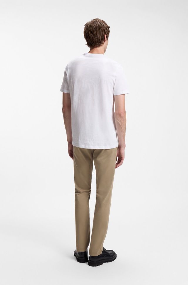 BOSS ORANGE T-Shirt »Tegood Regular Fit« 100% Baumwolle Logo on Chest Rundhals