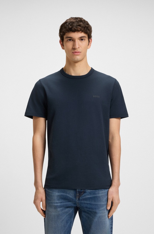 BOSS ORANGE T-Shirt »Tegood Regular Fit« 100% Baumwolle Logo on Chest Rundhals
