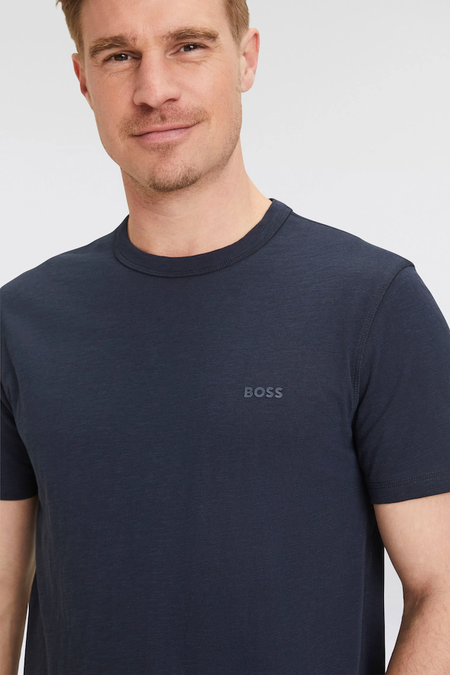 BOSS ORANGE T-Shirt »Tegood Regular Fit« 100% Baumwolle Logo on Chest Rundhals