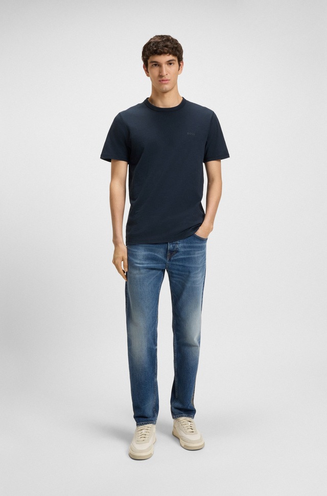 BOSS ORANGE T-Shirt »Tegood Regular Fit« 100% Baumwolle Logo on Chest Rundhals