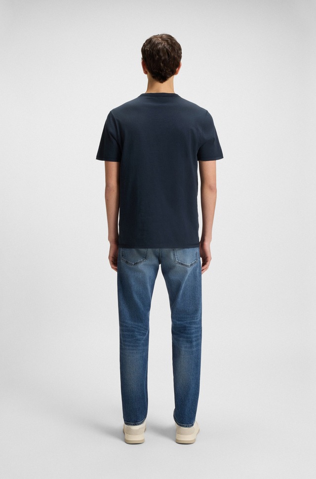 BOSS ORANGE T-Shirt »Tegood Regular Fit« 100% Baumwolle Logo on Chest Rundhals