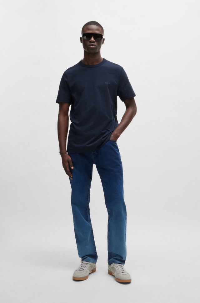 BOSS ORANGE T-Shirt »Tegood Regular Fit« 100% Baumwolle Logo on Chest Rundhals